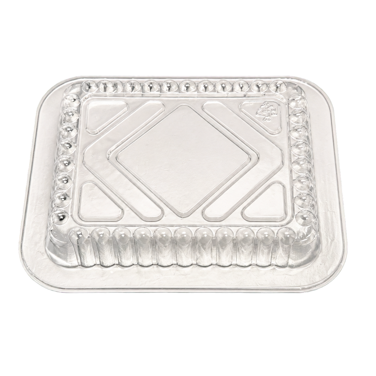 Smart USA PL105 Clear Plastic Dome Lids for 1 lb Oblong Pans - Made in USA