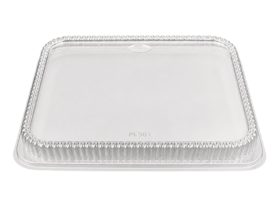 Smart USA PL301 Clear Plastic Dome Lids for Half Size Steam Table Pans - Made in USA
