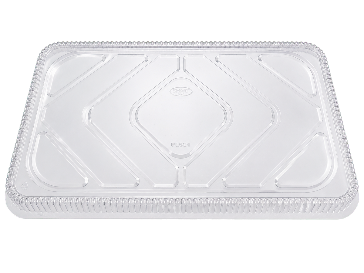 Smart USA PL501 Clear Plastic Dome Lids for Full Size Steam Table Pans - Made in USA