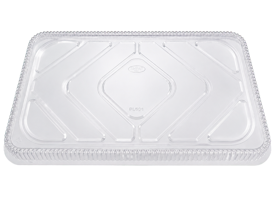 Smart USA PL501 Clear Plastic Dome Lids for Full Size Steam Table Pans - Made in USA