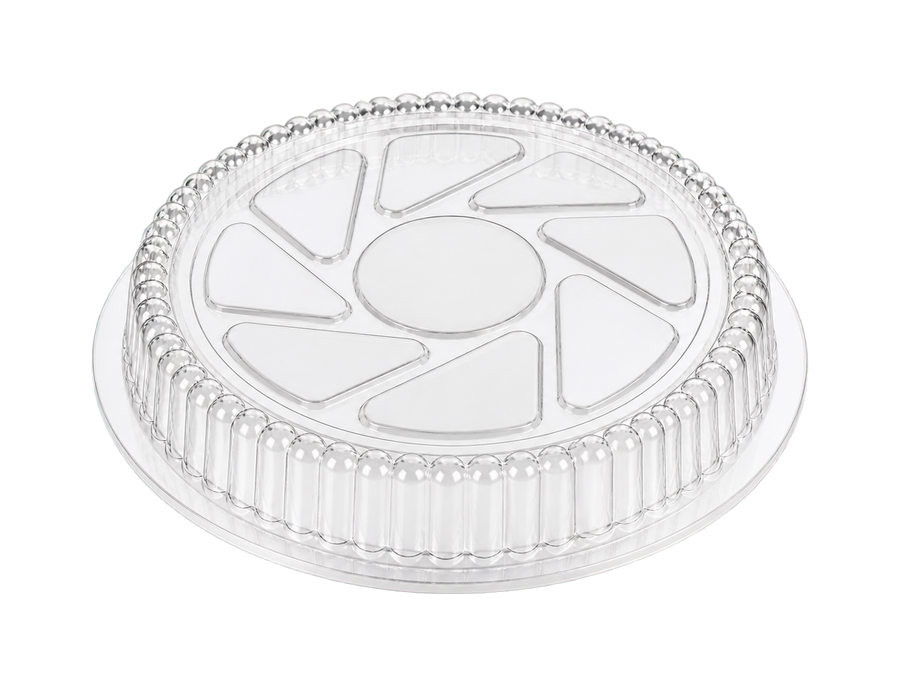 Smart USA PL905 9" Round Clear Plastic Dome Lids - Made in USA