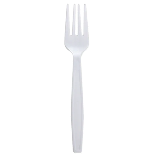 Plastic Weight Fork (Polypropylene) - White- 1,000 Forks
