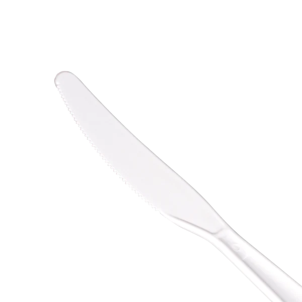 Plastic Heavy Weight White Knife - 1,000 Knives