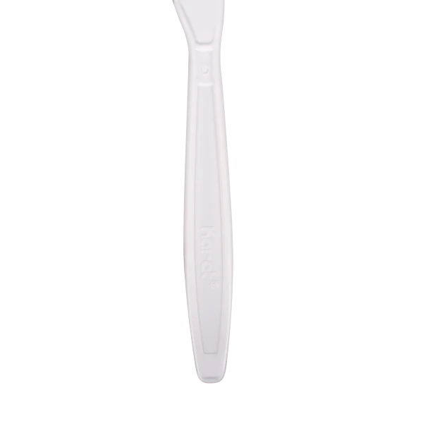 Plastic Extra Heavy Weight White Knife - 1,000 Knives