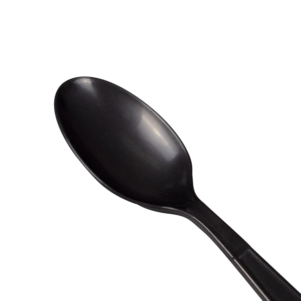 Plastic Heavy Weight Black Tea Spoon - 1,000 Per Case