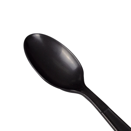 Plastic Extra Heavy Weight Black Tea Spoon - 1,000 Per Case