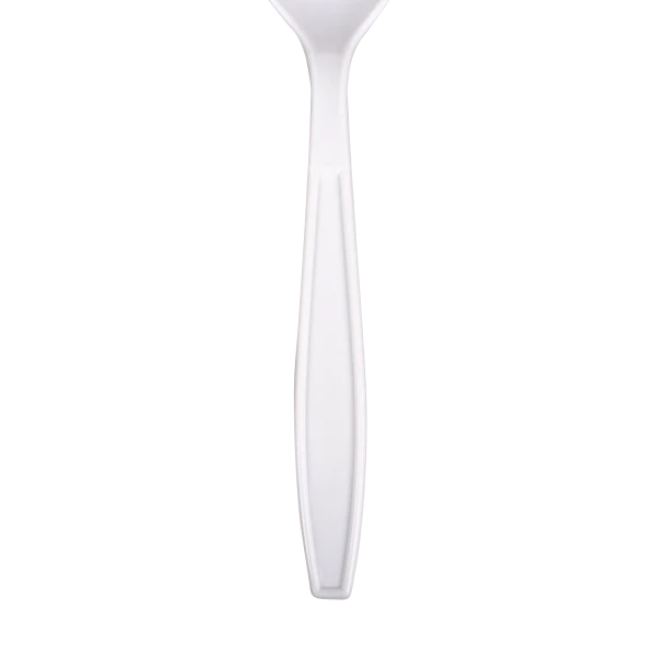 Plastic  Heavy Weight White Tea Spoon - 1,000 Per Case