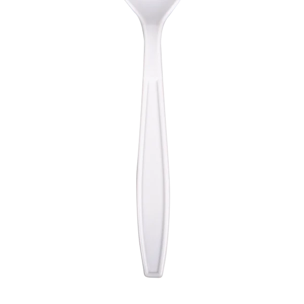 Plastic Extra Heavy Weight White Tea Spoon - 1,000 Per Case
