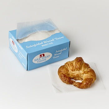Norpak Wax Wrap (Bakery Tissue) - 6" x 10 3/4" (10 Boxes of 1000 Sheets)