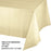 Creative Converting 54 X 108 Ivory Rectangular Disposable Plastic Table Cover - 12/Case