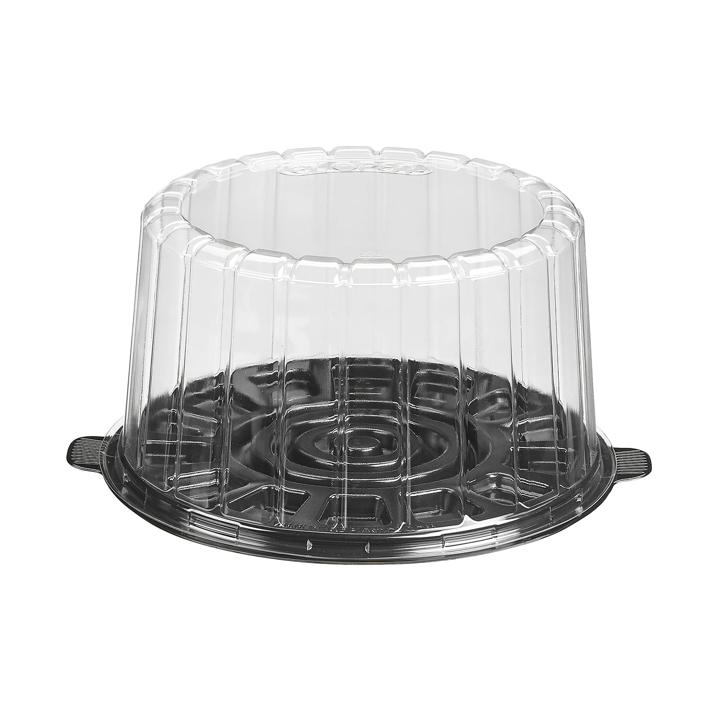 1-Count Jumbo Cupcake Container Swirl Dome (270 CASES)