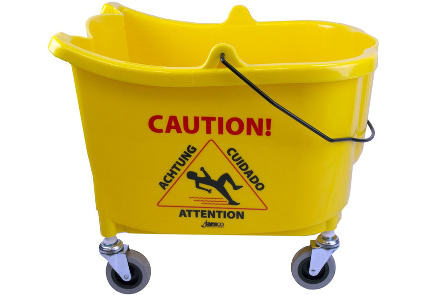 35 Qt Yellow Mop Bucket - Paper Supplies Plus