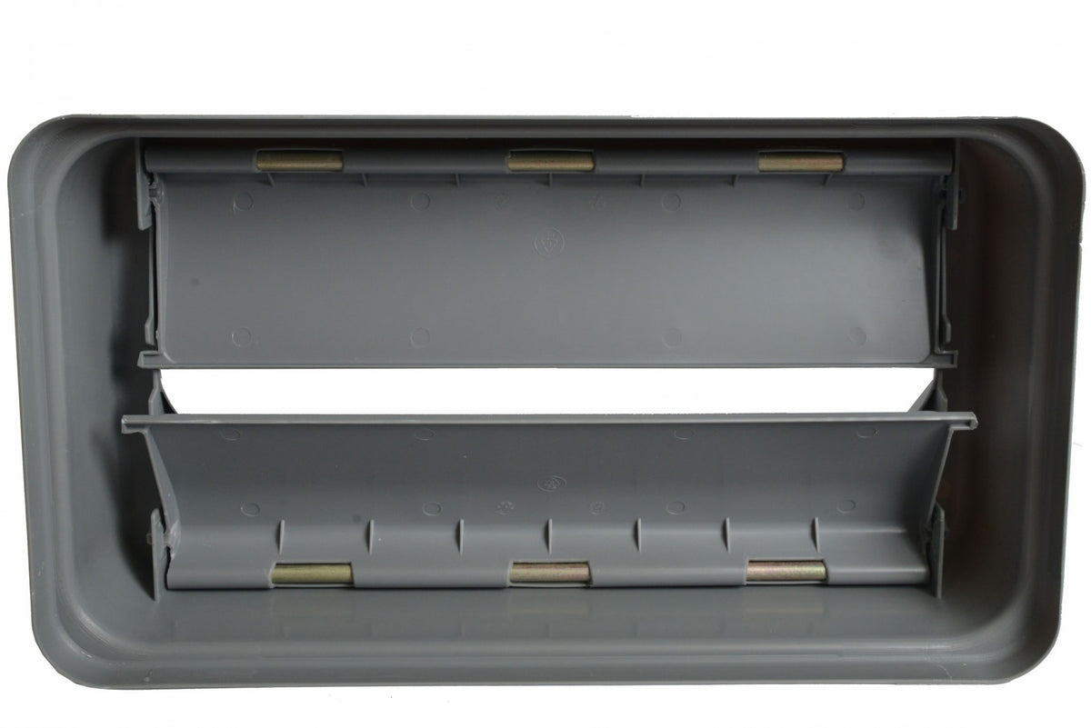 23 Gallon Rectangular Garbage Can Lid with Drop In Spring Top (Grey) - Paper Supplies Plus