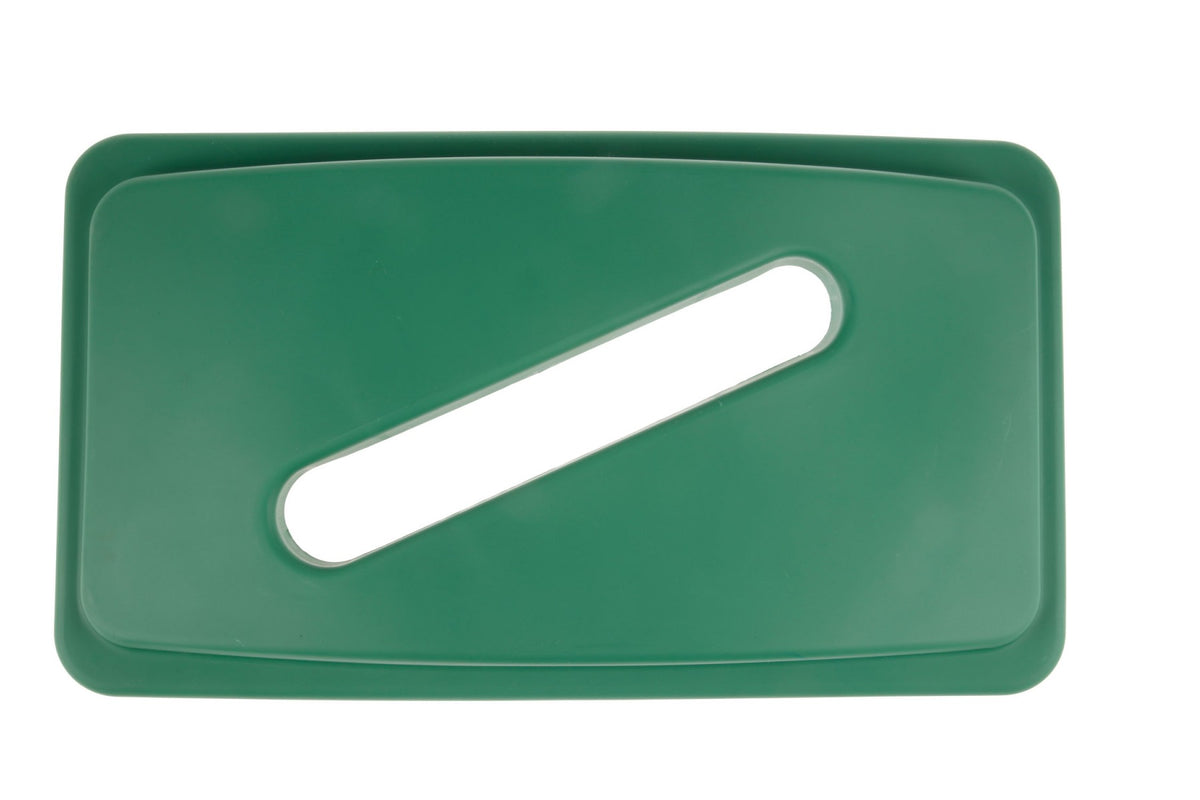 Green Rectangular Garbage Can Lid - Paper Supplies Plus