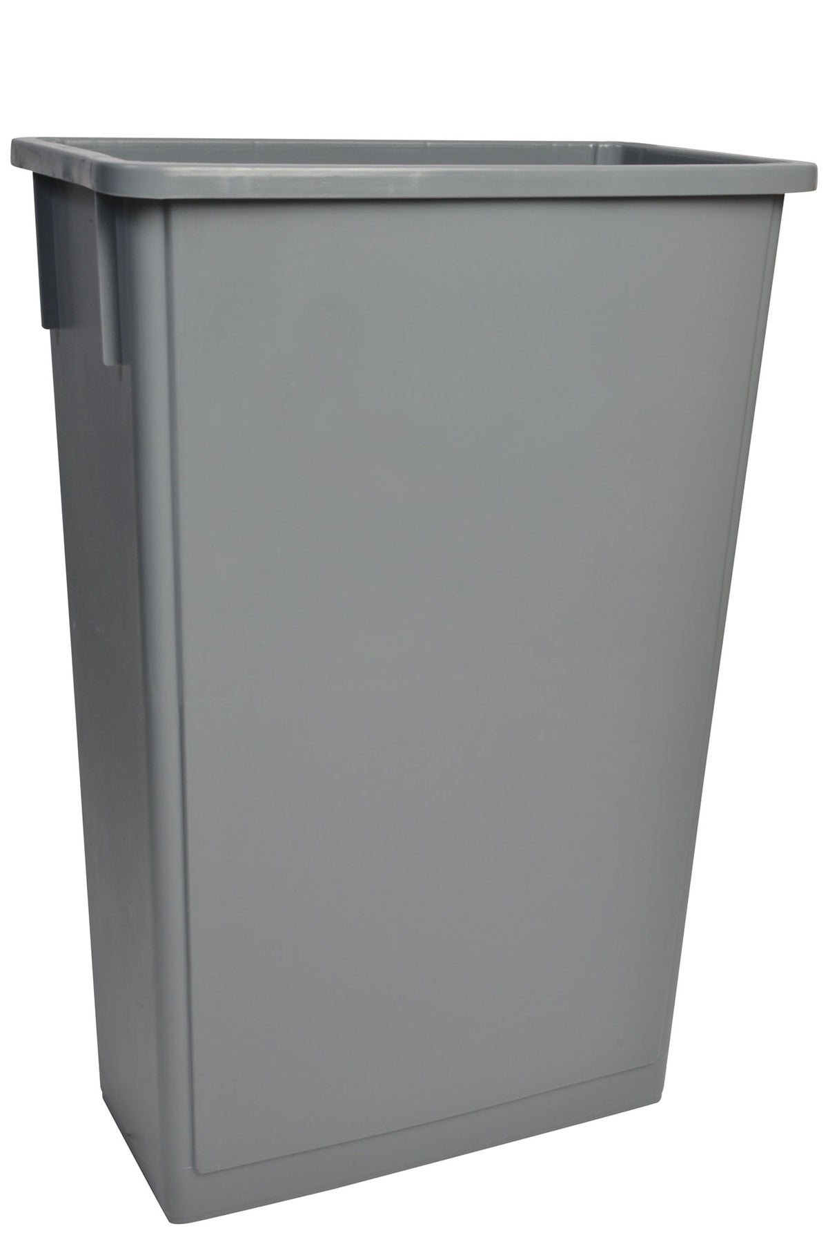 Grey  Rectangular Garbage Can with 23 Gallon Capacity - Paper Supplies Plus