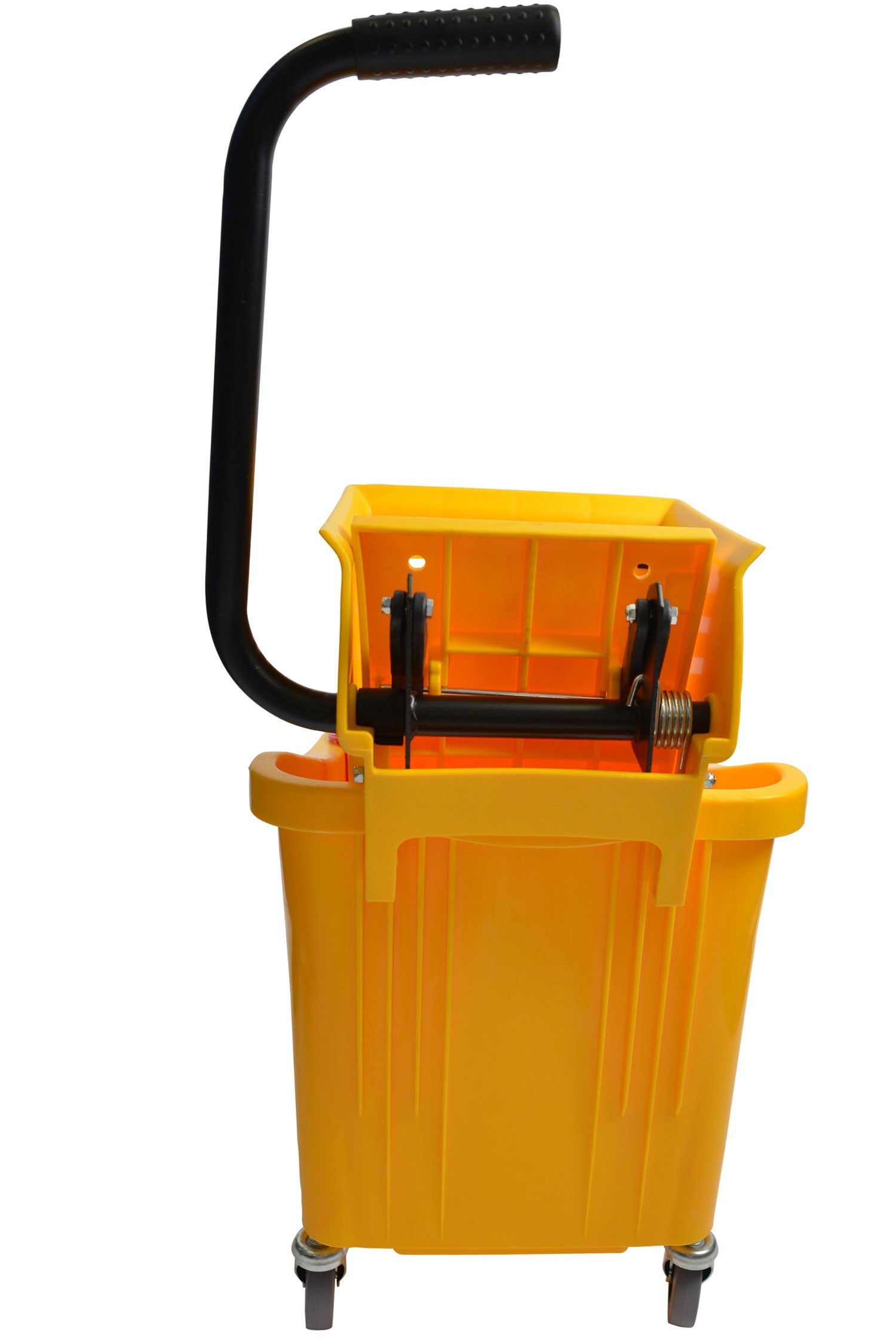 36 Qt Yellow Mop Bucket With Side Press Wringer - Paper Supplies Plus