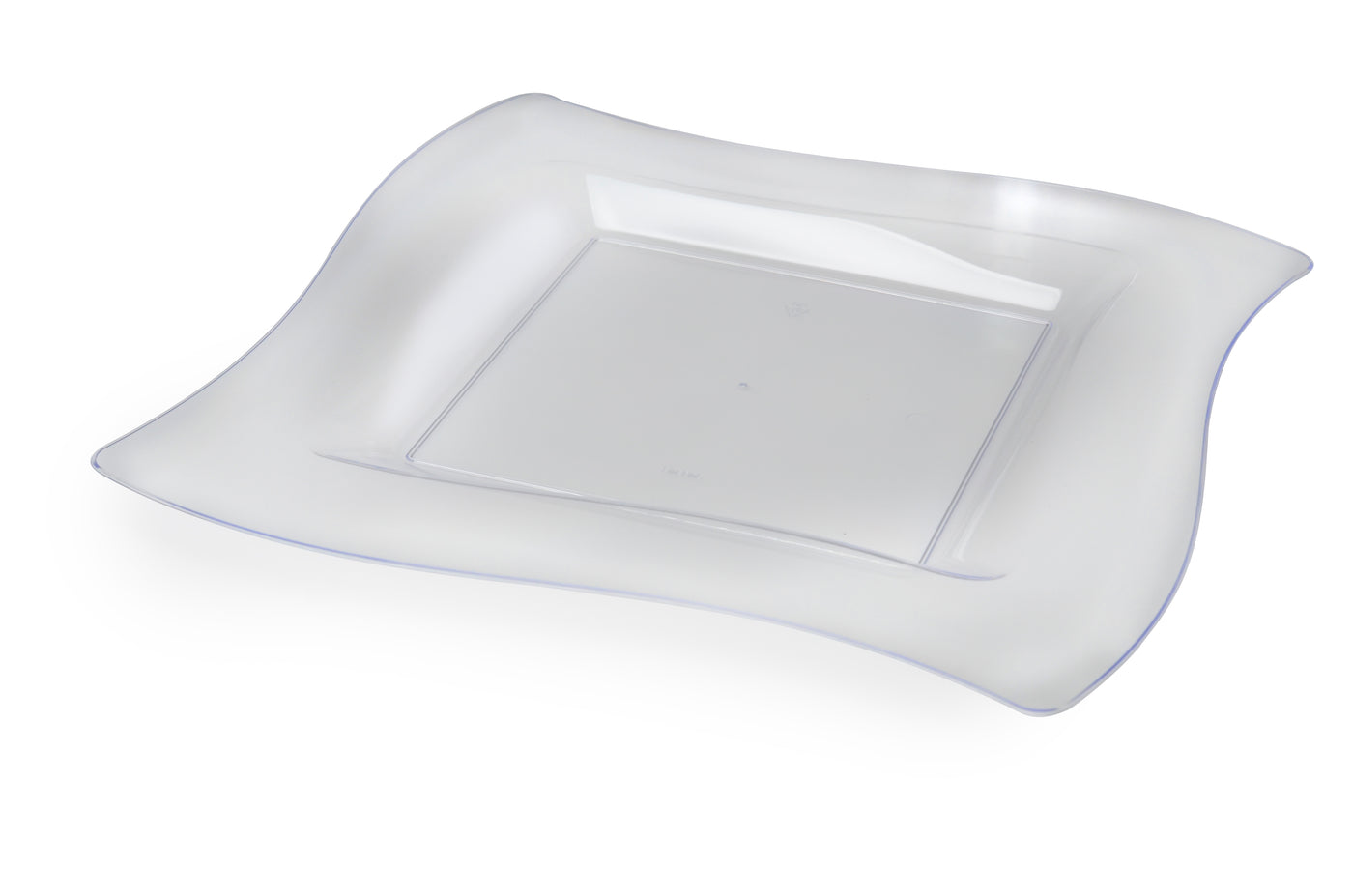 6.5" Wave-trends Square Dessert Plate (120/CS) - Paper Supplies Plus