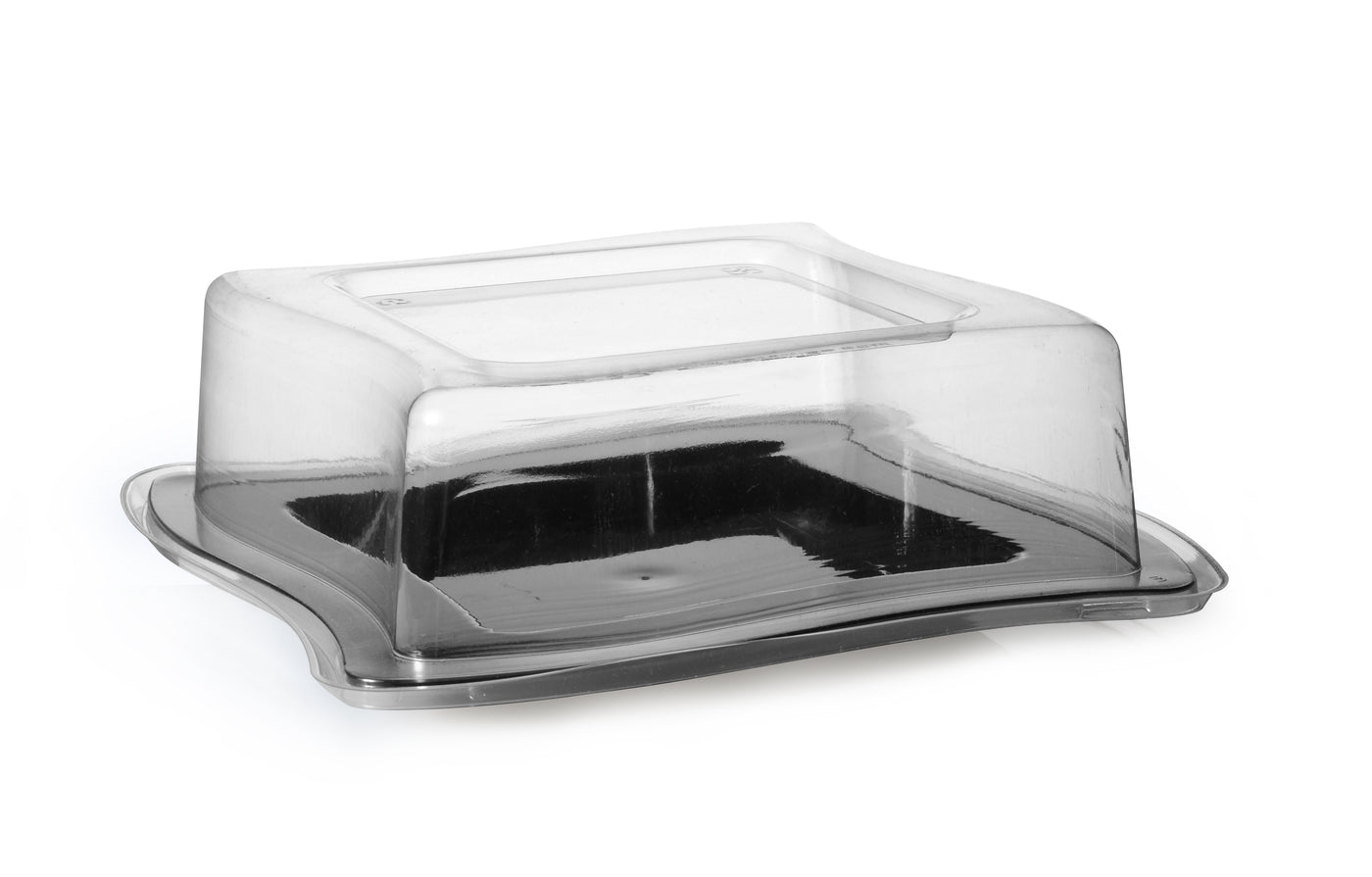 6.5" Wave-trends Square Dessert Plate (120/CS) - Paper Supplies Plus
