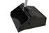 Black Lobby Dust Pan with Aluminum Handle - Paper Supplies Plus