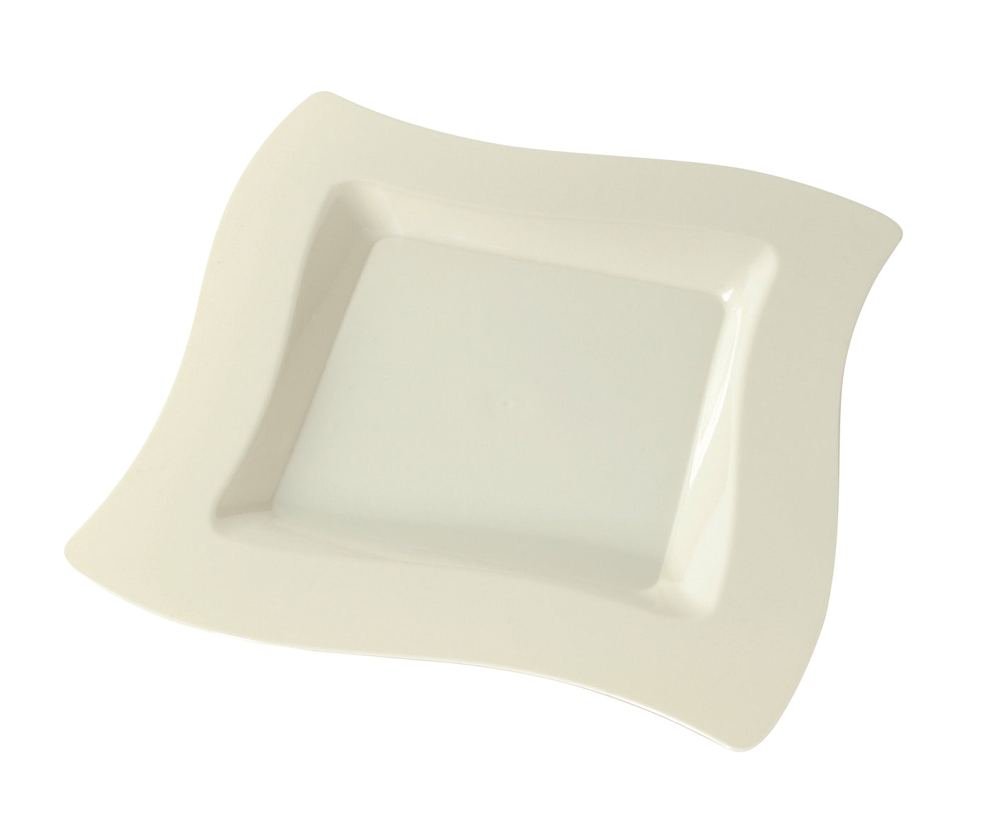 9.5" Wave-trends Square Dinner Plate (120/CS) - Paper Supplies Plus