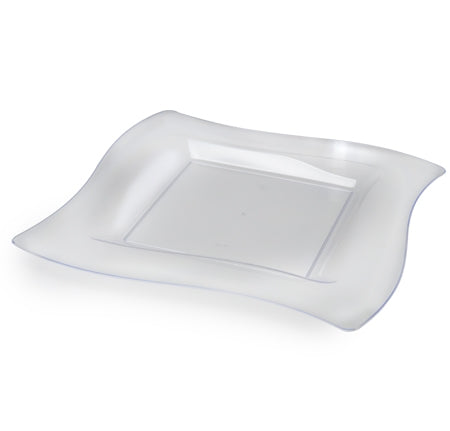 10.75" Wave-trends Square Dinner Plate (120/CS) - Paper Supplies Plus