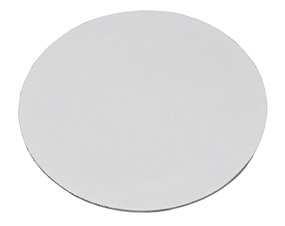 Southern Champion Tray 11203 6" Corrugated Single Wall Cake , Greaseproof, White (Case of 100)