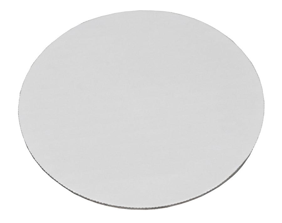 Southern Champion Tray 11203 6" Corrugated Single Wall Cake , Greaseproof, White (Case of 100)