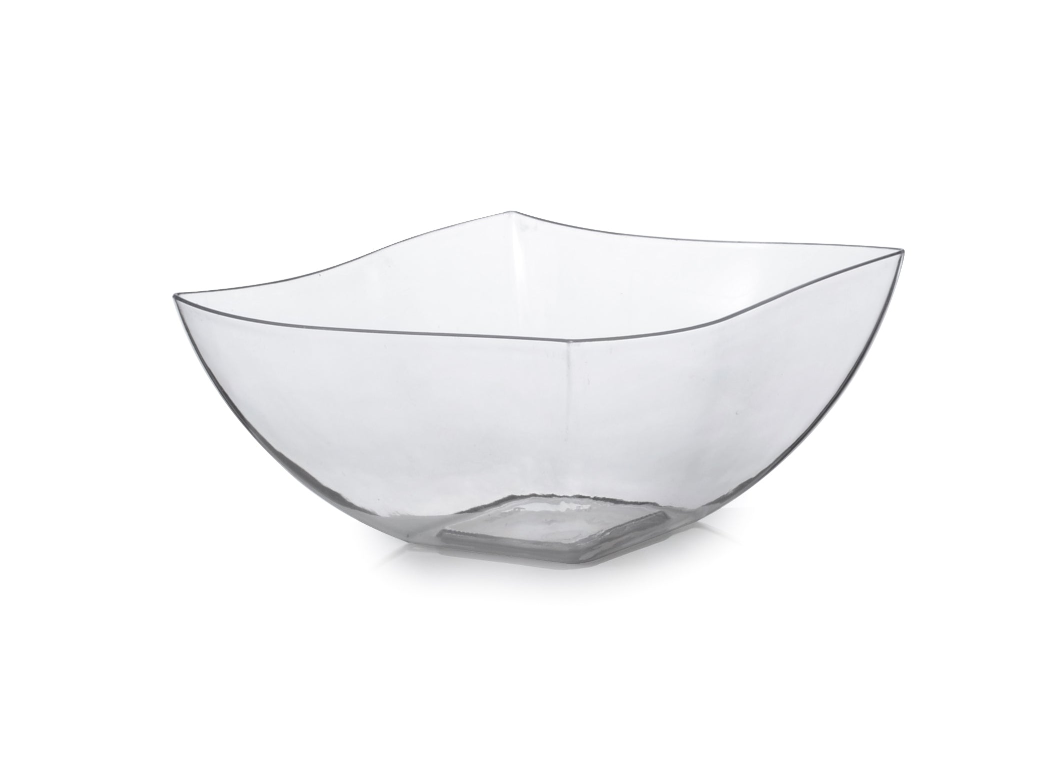 16 oz. Wave-trend Square Salad Bowl (80/CS) - Paper Supplies Plus