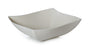 128 oz. Wave-trend Square Serving Bowl- 25/CS (Black, White, Clear & Bone) - Paper Supplies Plus