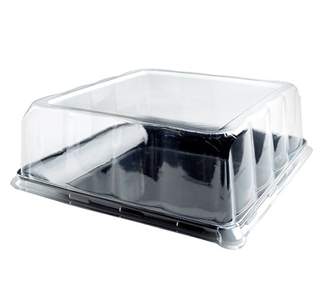 12" X 12" SQ DOME LID  (50/CS) - Paper Supplies Plus