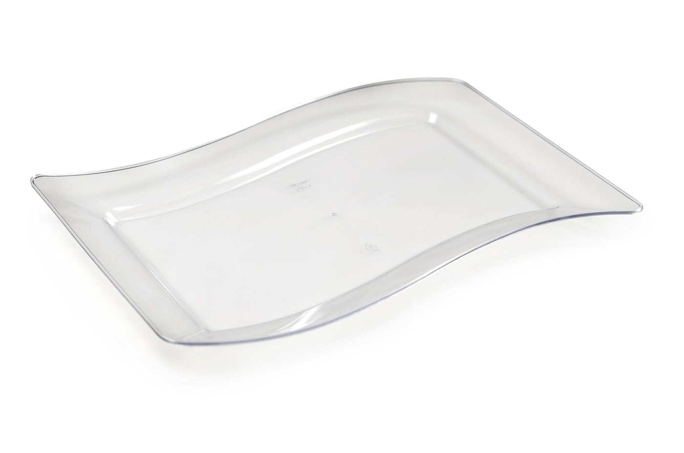 5.5" x 7.5" Wave-trends Rectangular Dessert Plate (120/CS) - Paper Supplies Plus