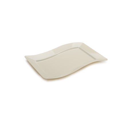 5.5" x 7.5" Wave-trends Rectangular Dessert Plate (120/CS) - Paper Supplies Plus