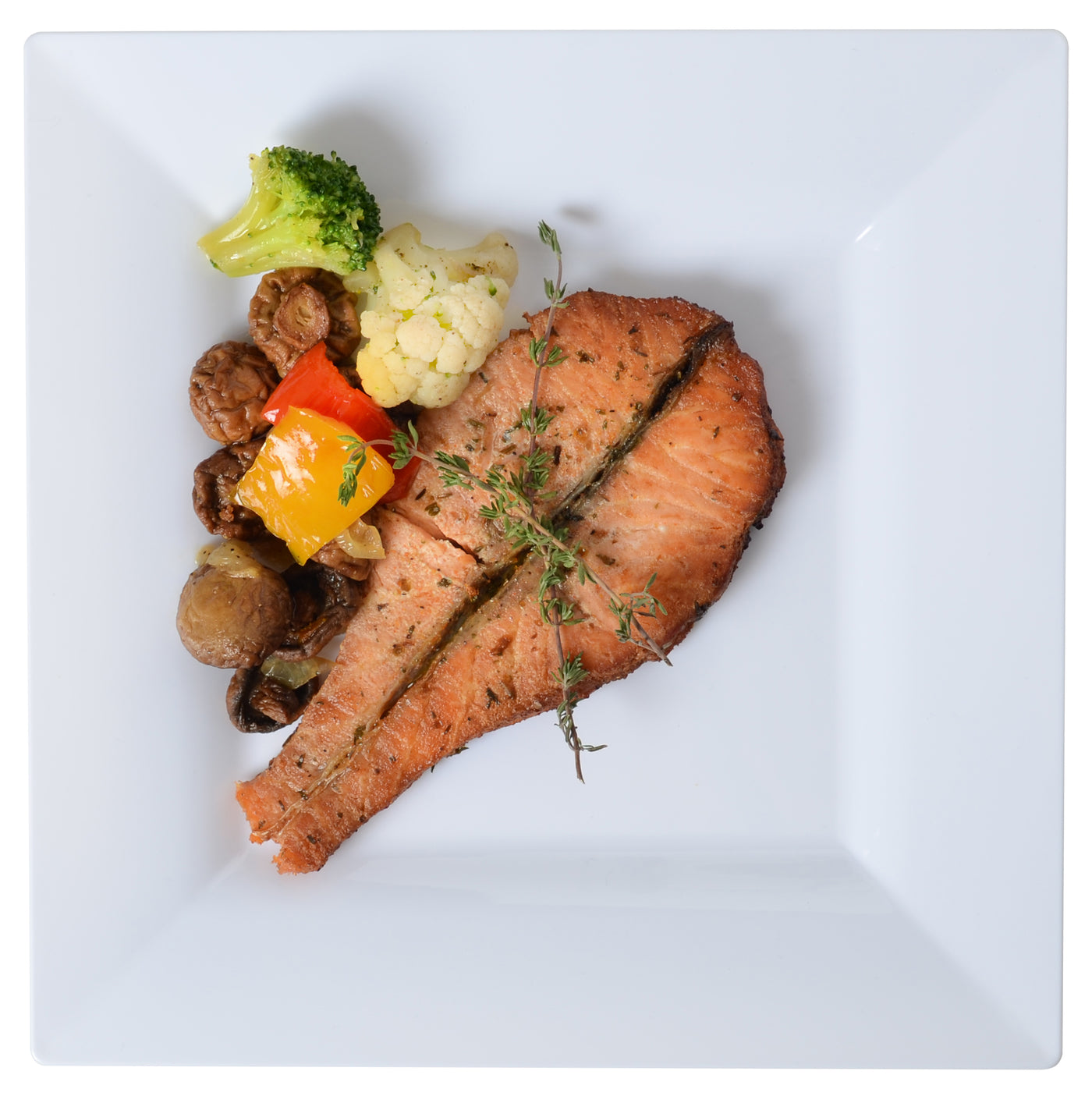 9.5" Square Dinner Plate (120/CS) - Paper Supplies Plus