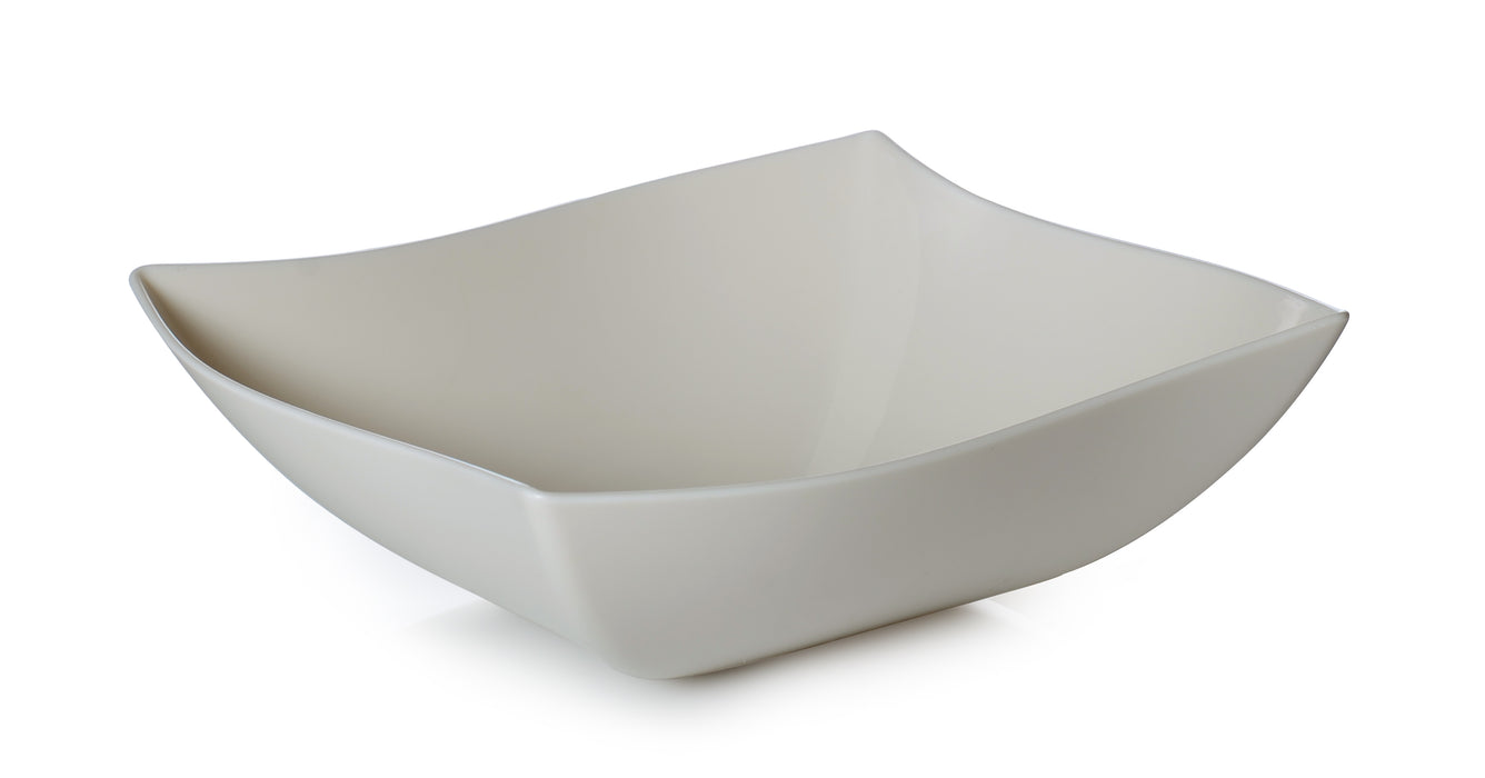64 oz. Wave-trend Square Serving Bowl (50/CS) - Paper Supplies Plus