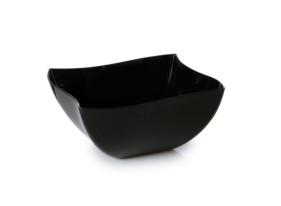8 oz. Wave-trends Square Salad Bowl (80/CS) - Paper Supplies Plus