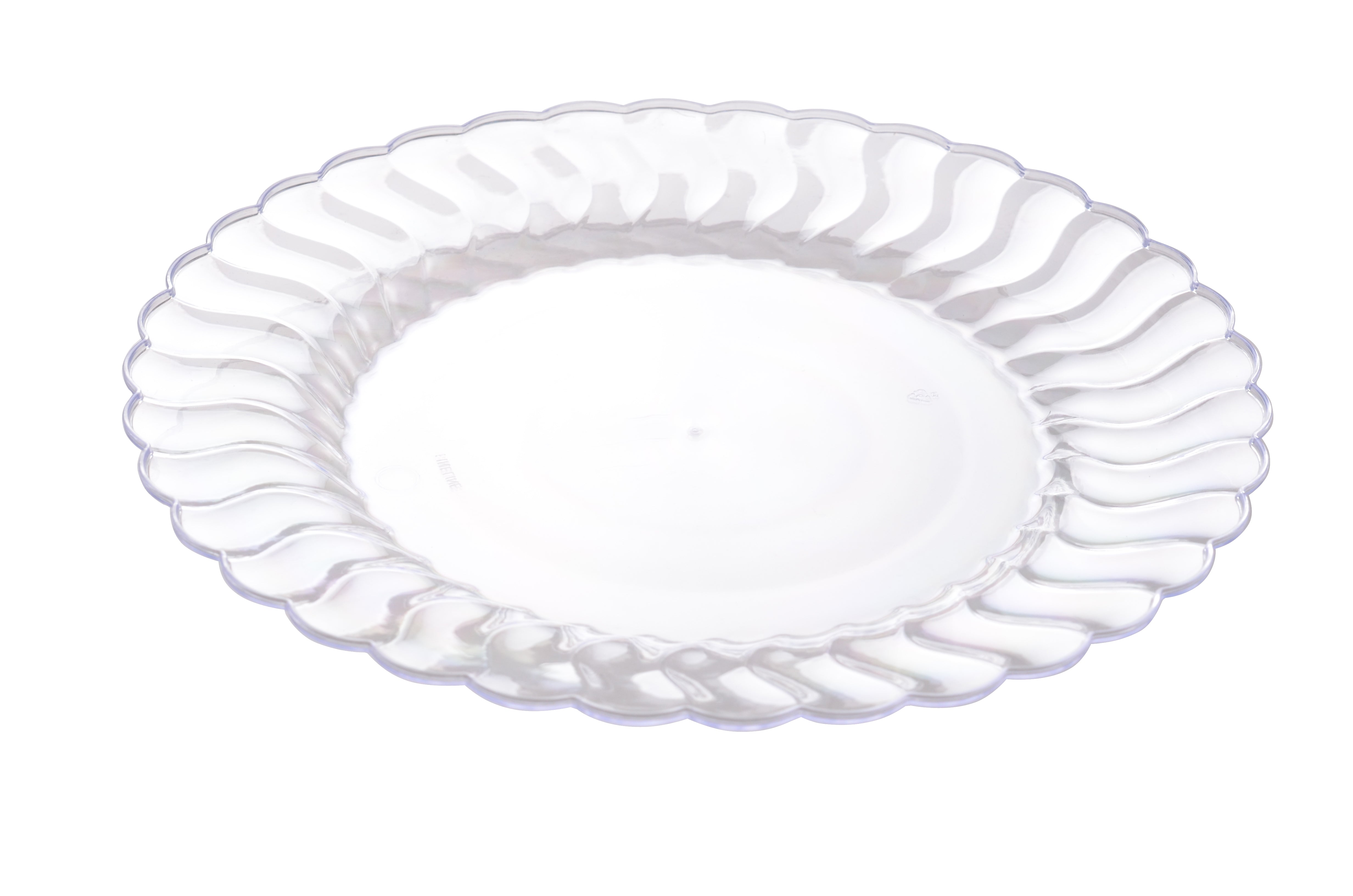 9"  Plastic Plate (Fineline Flairware Collection)-180/CS - Paper Supplies Plus