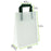 White Recycled Paper Carrier Bag With Green Handles - W:7.9 X Gusset:4 X H:11in 250 Pcs/Cs