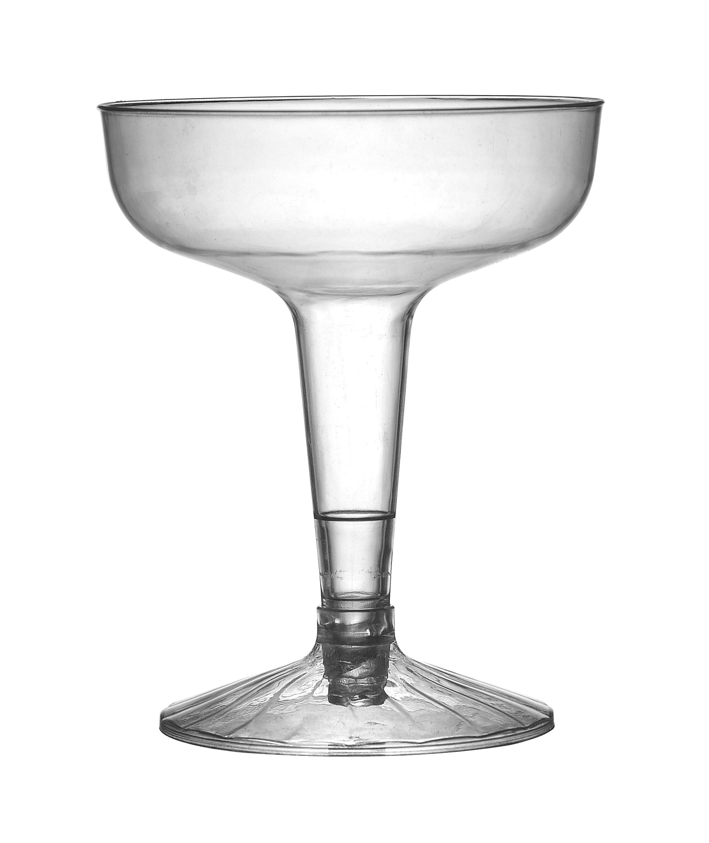 4 oz. 2 PIECE OLD FASHIONED CHAMPAGNE GLASS (360/CS) - Paper Supplies Plus