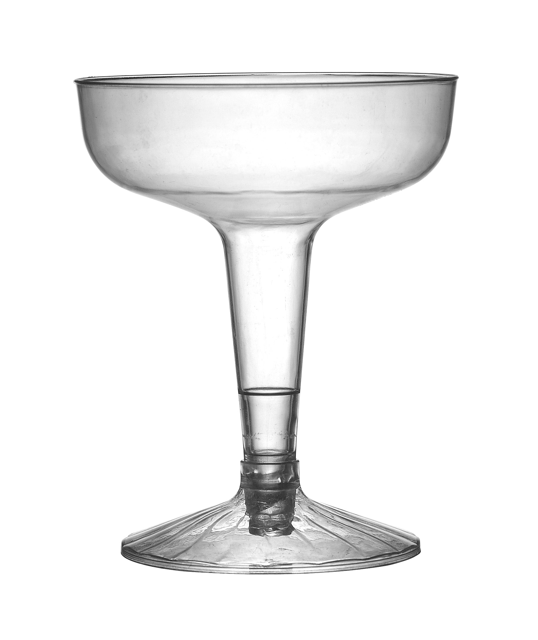 4 oz. 2 PIECE OLD FASHIONED CHAMPAGNE GLASS (360/CS) - Paper Supplies Plus