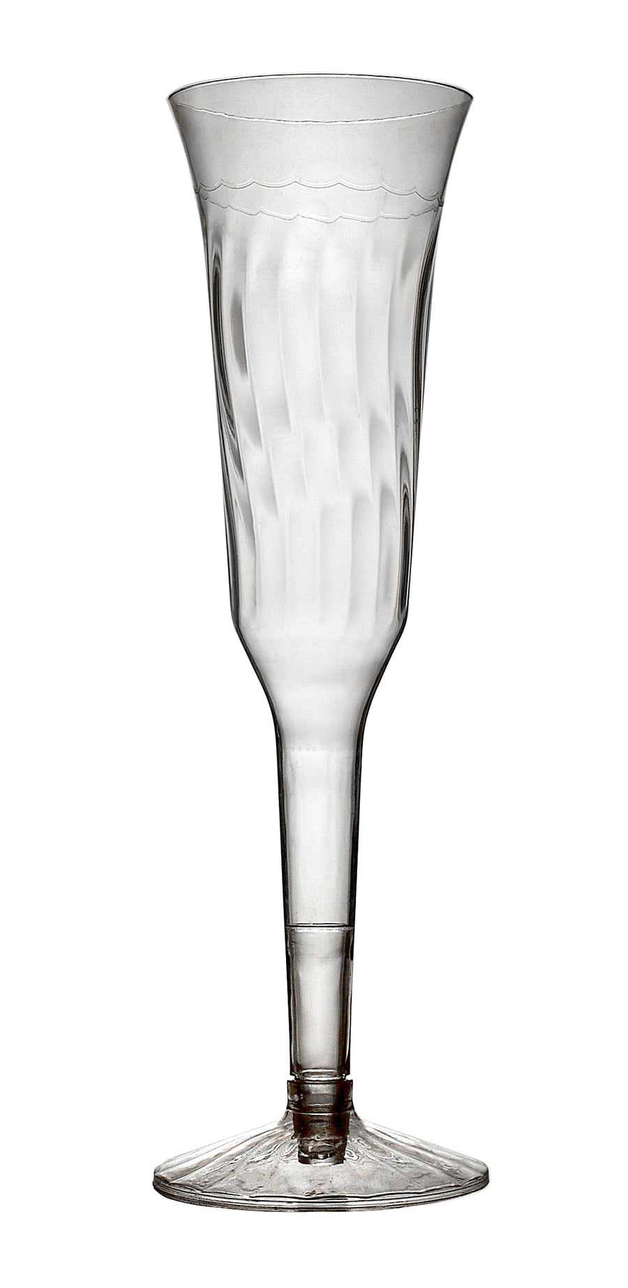 5 oz. 2 PIECE CHAMPAGNE FLUTES (120/CS) - Paper Supplies Plus