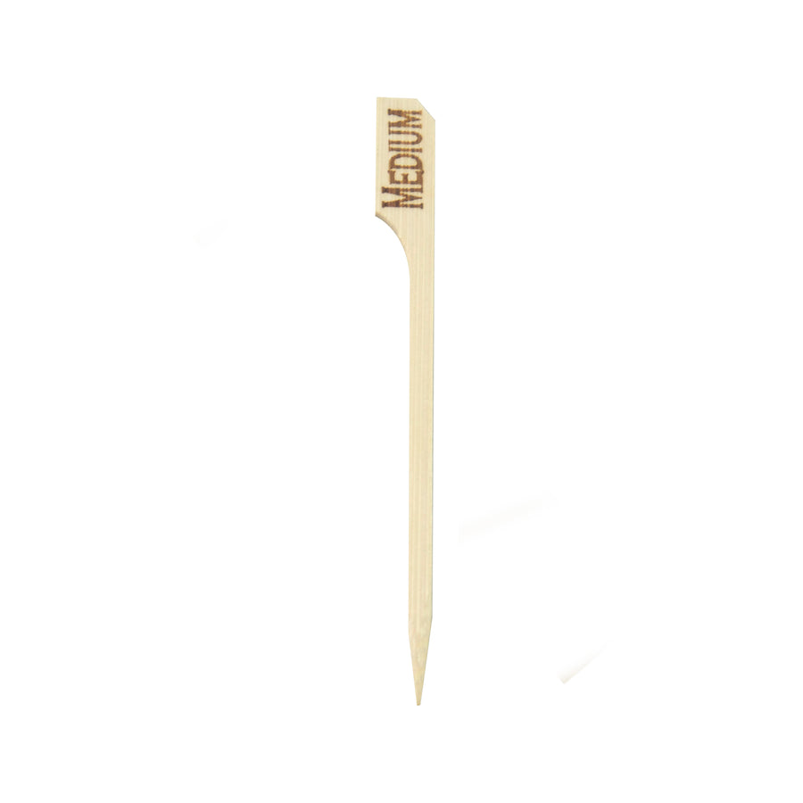 Steak Markers Cooked Labels "Medium" - H:3.53 In 1000 Pcs/Cs