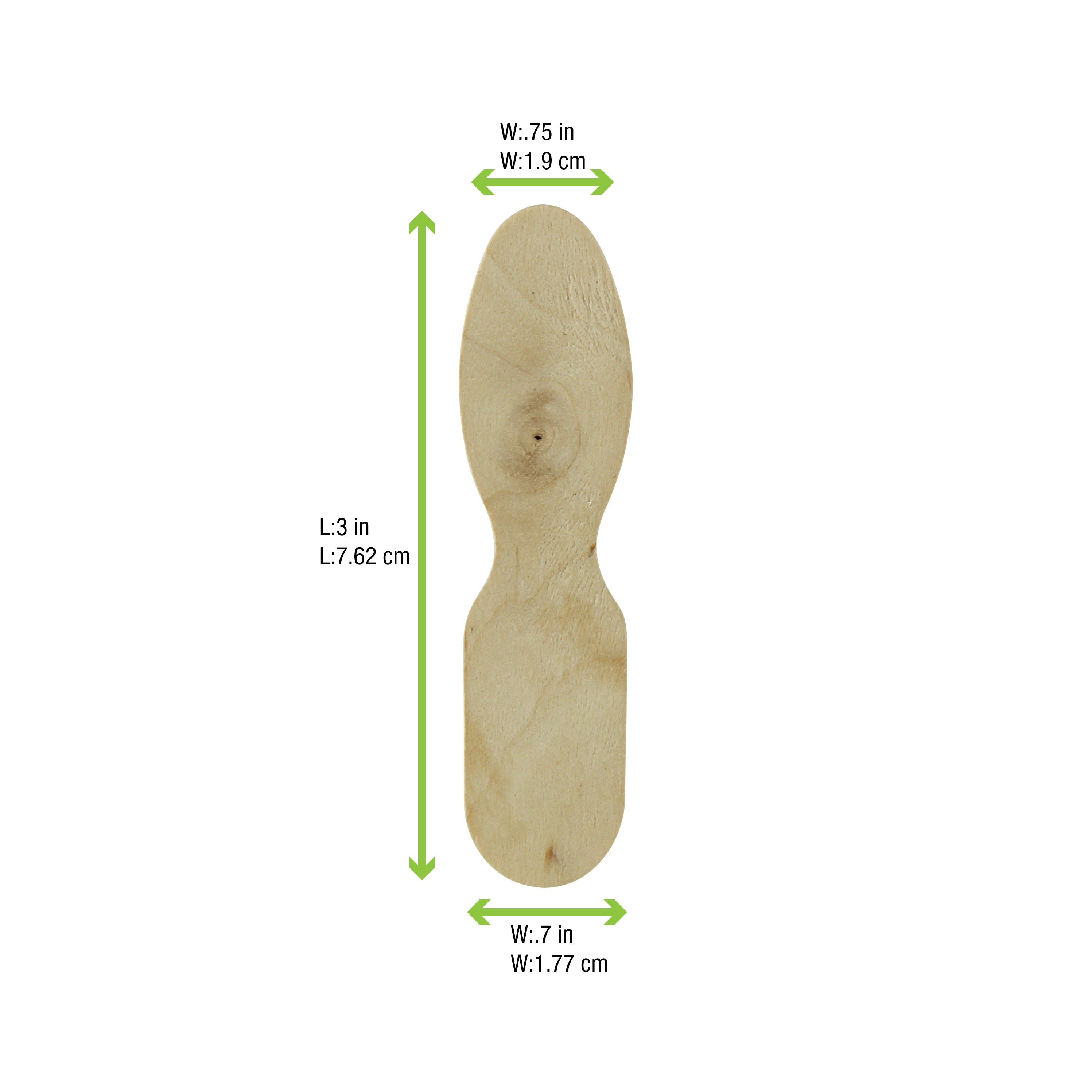 Wooden Ice Cream Spoon - L: 3in 10000 Pcs/Cs