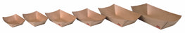 Multi Use Kraft Paper Boat -3oz L:4.55 X W:3 X H:.6in 1000 Pcs/Cs