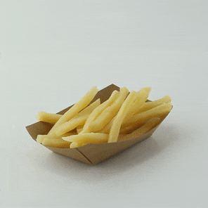 Multi Use Kraft Paper Boat -3oz L:4.55 X W:3 X H:.6in 1000 Pcs/Cs