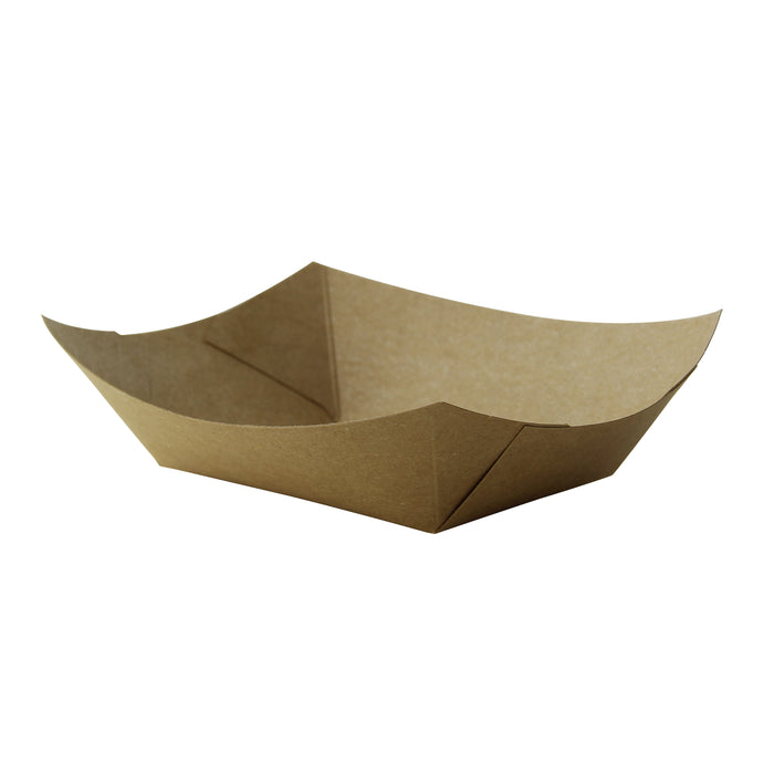 Multi Use Kraft Paper Boat -10oz L:6.3 X W:3.7 X H:1in 1000 Pcs/Cs