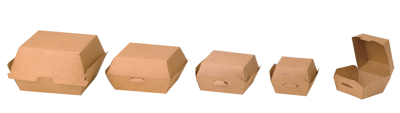 Kraft Mini Slider Box -2oz L:2.8 X W:2.8 X H:2 In 500 Pcs/Cs