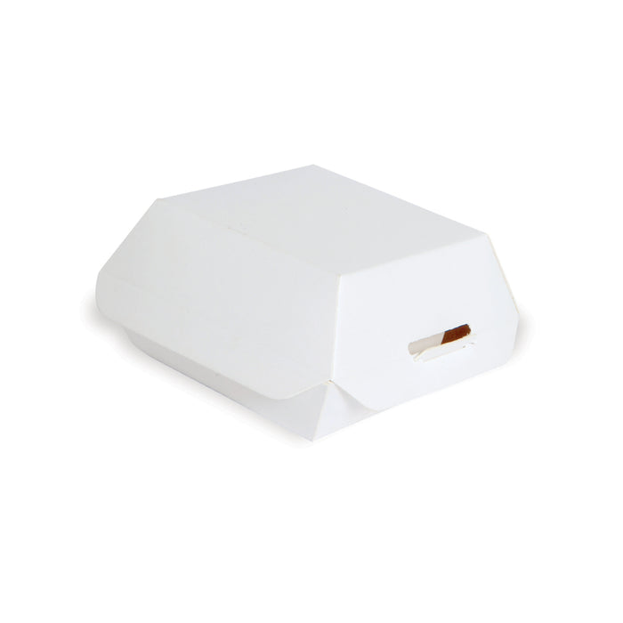 White Mini Slider Box -4oz L:3.3 X W:3.3 X H:2 In 500 Pcs/Cs