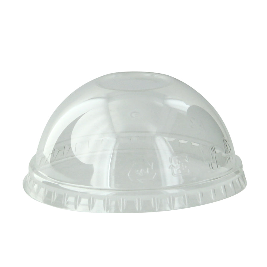 Clear PET Dome Lid For 210POC81N & 210POB80 & 210POC121N & 210POB121 - Dia:3.1in H:1.4in 1000 Pcs/Cs