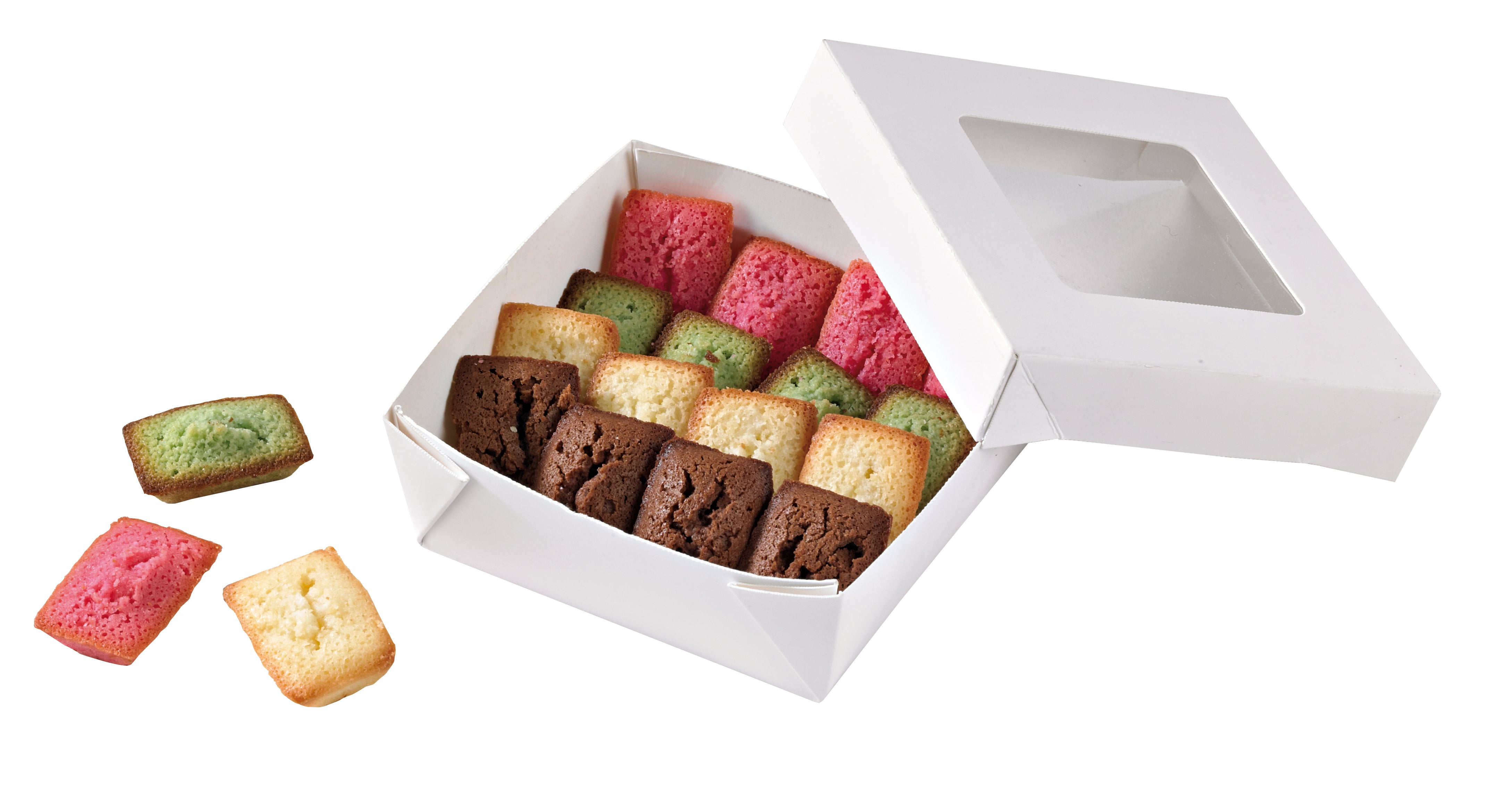 Kray Boxes With Pet Window Lid -14oz L:4 X W:3.95 X H:1.55in 250 Pcs/Cs (White or Kraft)