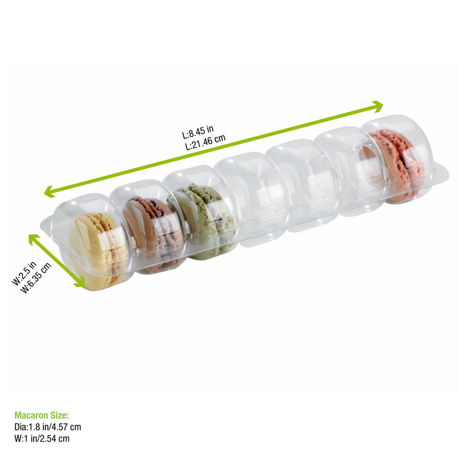 Insert For 7 Macarons (1X7) With Clip Closure (150 Pieces)